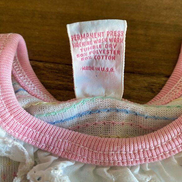 Vintage Garanimals Pastel Ice Cream Tank Girls' 24 Months - Picture 10 of 10